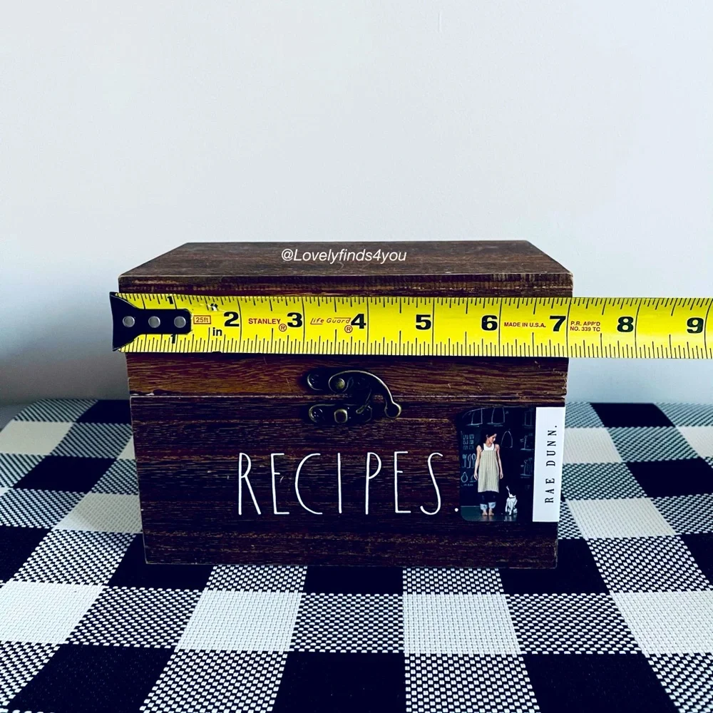 NEW Rae Dunn RECIPES Box - Picture 4 of 5